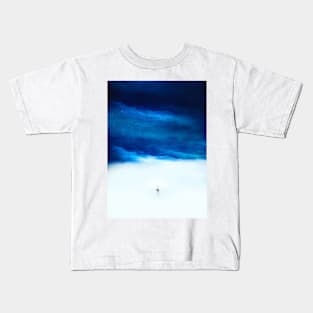 Boat Isolation A Blue Fantasy Kids T-Shirt